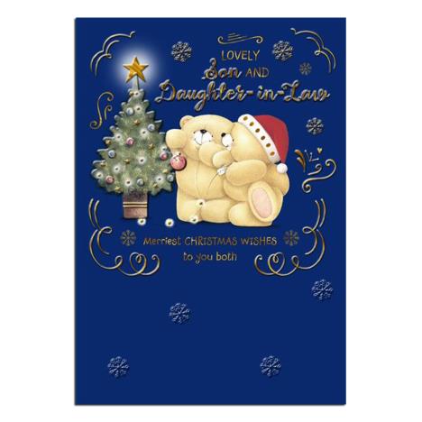 Son & Daughter In Law Forever Friends Christmas Card